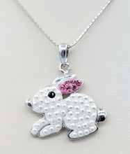 Load image into Gallery viewer, Bunny Necklace - Sterling Silver