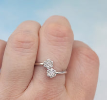 Load image into Gallery viewer, You and Me Diamond Ring -14K White Gold