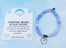 Load image into Gallery viewer, Forever Heart Charm Bracelet - TJazelle April Retailer Exclusive