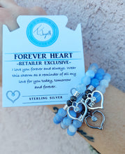 Load image into Gallery viewer, Forever Heart Charm Bracelet - TJazelle April Retailer Exclusive