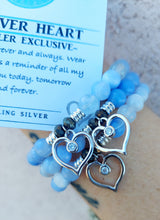 Load image into Gallery viewer, Forever Heart Charm Bracelet - TJazelle April Retailer Exclusive