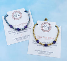 Load image into Gallery viewer, You Got This Lepidolite Bracelet - TJazelle Affirmations Collection *retired*