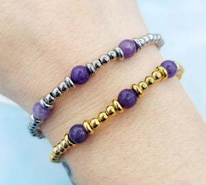 You Got This Lepidolite Bracelet - TJazelle Affirmations Collection *retired*