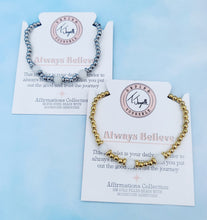 Load image into Gallery viewer, Always Believe Moonstone Bracelet - TJazelle Affirmations Collection