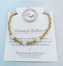 Load image into Gallery viewer, Always Believe Moonstone Bracelet - TJazelle Affirmations Collection