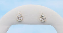 Load image into Gallery viewer, 0.35 Carat Diamond Pear Shaped Earrings - 14K Yellow Gold