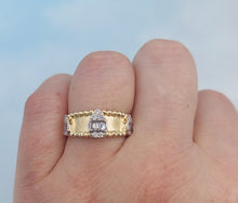 Load image into Gallery viewer, Diamond Triple Pear Shape Ring - 14K Yellow Gold