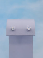 Load image into Gallery viewer, 1.5 Carat Moissanite Diamond Stud Earrings - 14K White Gold