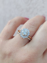 Load image into Gallery viewer, Curved Diamond Band - 14K Yellow Gold