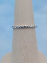 Load image into Gallery viewer, .15 Carat dainty Diamond Band - 14K White Gold
