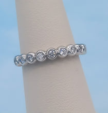Load image into Gallery viewer, .50 Carat Diamond Circles Band - 14K White Gold