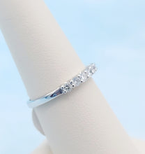 Load image into Gallery viewer, The Lucky Seven .35 Carat Diamond Band - 14K White Gold