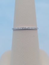 Load image into Gallery viewer, .20 Carat Dainty Diamond Band - 14K White Gold
