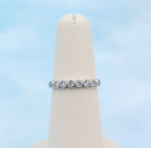 Load image into Gallery viewer, .16 Carat Diamond Band with Circles - 14K White Gold - Viv &amp; G