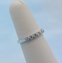 Load image into Gallery viewer, .16 Carat Diamond Band with Circles - 14K White Gold - Viv &amp; G