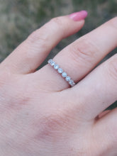 Load image into Gallery viewer, .16 Carat Diamond Band with Circles - 14K White Gold - Viv &amp; G