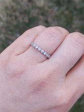 Load image into Gallery viewer, .16 Carat Diamond Band with Circles - 14K White Gold - Viv &amp; G