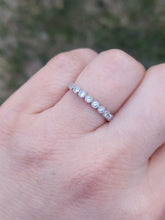 Load image into Gallery viewer, .16 Carat Diamond Band with Circles - 14K White Gold - Viv &amp; G