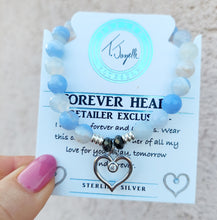 Load image into Gallery viewer, Forever Heart Charm Bracelet - TJazelle April Retailer Exclusive
