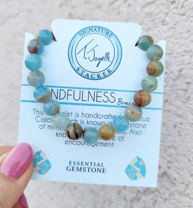 Mindfulness Blue Calcite Stacker - TJazelle