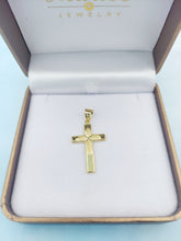 Load image into Gallery viewer, X Cross Pendant - 14K Yellow Gold