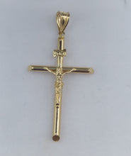 Load image into Gallery viewer, 2&quot; Crucifix Cross Pendant - 14K Yellow Gold