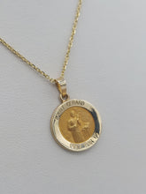 Load image into Gallery viewer, Saint Gerard Pendant &amp; Chain - 14K Yellow Gold