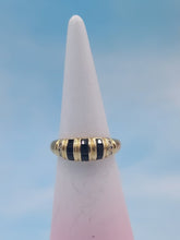 Load image into Gallery viewer, Sapphire &amp; Diamond Ring - 14K Yellow Gold - Estate Piece