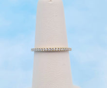 Load image into Gallery viewer, .14 Carat Thin Diamond Band - 14K Yellow Gold