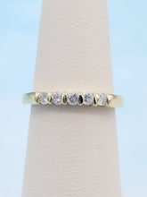 Load image into Gallery viewer, .20 Carat Five Stone Diamond Band - 14K Yellow Gold
