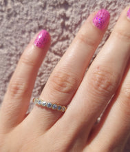 Load image into Gallery viewer, Lucky Seven Stone Diamond Band - 14K Yellow Gold