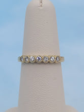 Load image into Gallery viewer, Lucky Seven Stone Diamond Band - 14K Yellow Gold