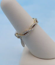Load image into Gallery viewer, Infinity Style Diamond Band - 14K Yellow Gold