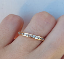Load image into Gallery viewer, .18 Carat Channel Set Diamond Band - 14K Yellow Gold