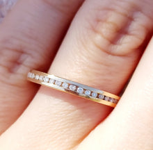 Load image into Gallery viewer, .18 Carat Channel Set Diamond Band - 14K Yellow Gold