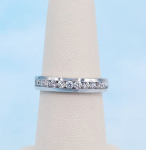 Load image into Gallery viewer, .60 Carat Channel Set Diamond Band - 14K White Gold