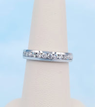 Load image into Gallery viewer, .60 Carat Channel Set Diamond Band - 14K White Gold