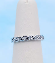 Load image into Gallery viewer, Braided Diamond Band - 14K White Gold - Viv &amp; G