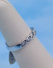 Load image into Gallery viewer, Braided Diamond Band - 14K White Gold - Viv &amp; G