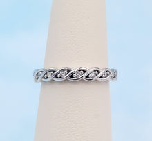 Load image into Gallery viewer, Braided Diamond Band - 14K White Gold - Viv &amp; G