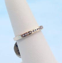 Load image into Gallery viewer, .18 Carat Channel Set Diamond Band - 14K Yellow Gold