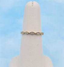 Load image into Gallery viewer, .09 Carat Dainty Diamond Band - 14K White Gold