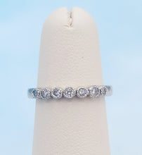Load image into Gallery viewer, Lucky 7 Diamond Band - 14K White Gold