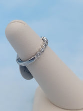 Load image into Gallery viewer, Lucky 7 Diamond Band - 14K White Gold