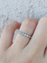 Load image into Gallery viewer, Lucky 7 Diamond Band - 14K White Gold