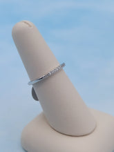 Load image into Gallery viewer, .18 Carat Pave Diamond Band - 14K White Gold