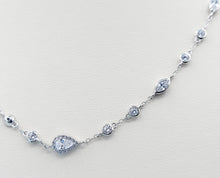 Load image into Gallery viewer, Fancy Wedding Necklace - Sterling Silver