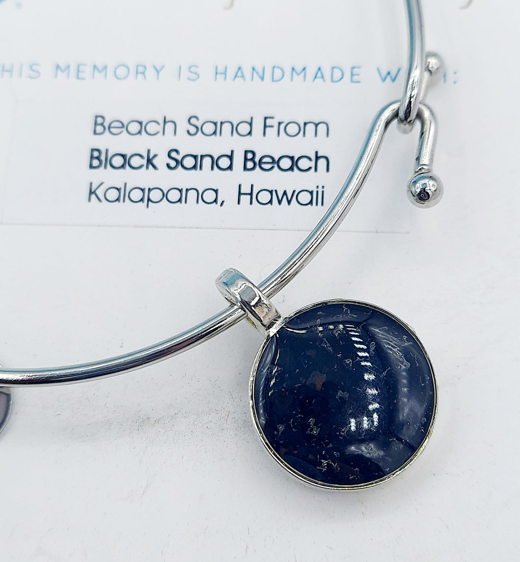 Black Sand Beach, Hawaii Dune Beach Bangle