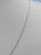 Load image into Gallery viewer, 18” Thin White Gold Razza Chain - 14K