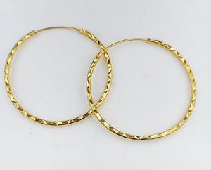 Delicate Bead Cluster Hoop Earrings - Running With Sisters